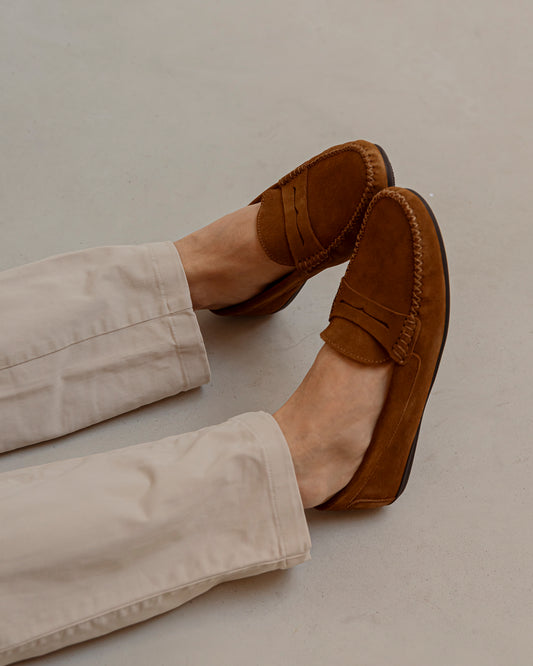 Mocasines ante tostado