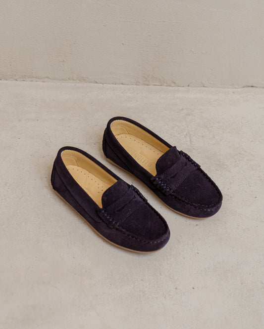 Mocasin niño Azul marino