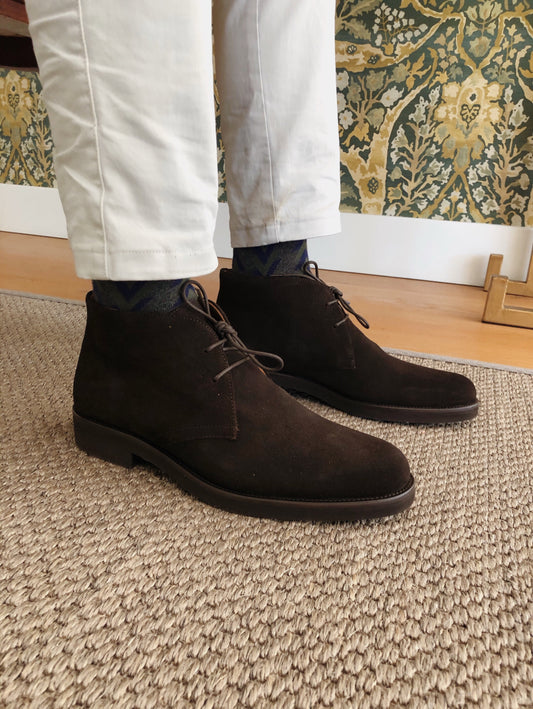 Chocolate Suede Boots
