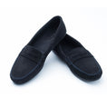 Load image into Gallery viewer, Dark navy suede loafers
