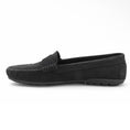 Load image into Gallery viewer, Black suede loafers
